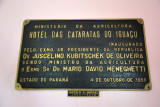 Hotel das Cataratas do Iguaçu inaugurated by President Juscelino Kubitschek in 1958 