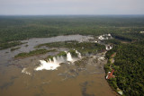 The first shot with the entire Iguau Falls from the air