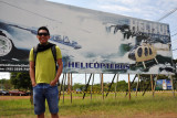 Billboard for Helisul Helicopter flights, Iguau Falls