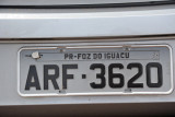 Brazil License Plate - Paran - Foz do Iguau