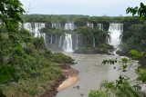 Iguau Falls - boats from Argentina can visit the island 