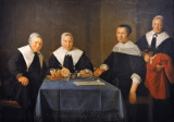 Regentesses of the Leper Hospital at Haarlem, Jan de Bray, 1667