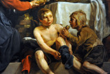 Detail of the Childrens Charity Home, Jan de Bray, 1663