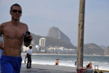 Jogging along Copacabana