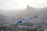 Helicopter at Morro da Urca (PT-HGB)