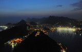 Night view from Sugarloaf to the west, Rio de Janeiro