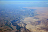 The fertile Amu Darya River valley soon gives way to desert heading north