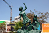 Fisherman sculpture, Ilha do Cabo