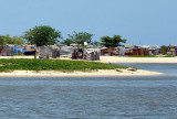 Shanties built on the southern lagoon, Luanda