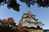 Southeast side of Hikone Castles three-story keep