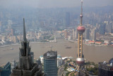 Orient Pearl TV Tower, 468m, completed in 1994 as one of the first major landmarks of Pudong