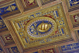 Part of the ceiling of St. John Lateran with the Coat of Arms of Pope Pius V (r. 1566-1572)