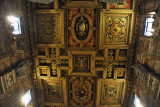 Ceiling of the Church of Santa Susanna incorporating the Rusticucci Coat of Arms