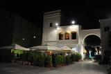Pleasant square with traditional tea houses at the base of the Clock Tower, Tripoli Medina