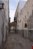 A muddy road near the British Consulate, Tripoli Medina