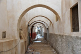Alley in the Tripoli Medina crossed by heavy arches