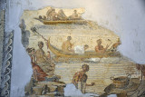 Mosaic floor with boats, Sabratha room