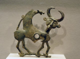 Cheekpiece of a horse bridle in the form of a mythical creature, Luristan region, Iran, ca 1000-650 BC