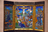 Enamel on copper triptych with scenes from the Life of Christ, Nardon Pnicaud, Limoges ca 1520-1525