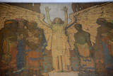 Lincoln Memorial south mural - Emancipation by Jules Guerin (center portion) - The Angel of Truth bestows freedom to the slaves