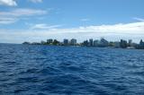 Male, the capital of the Maldives, is a small, crowded island with a growing skyline