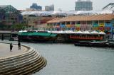 Clark Quay along the Singapore River