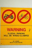 Illegal Parking Will be Wheel-Clamped