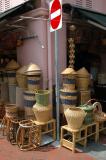 Wicker baskets and furniture, Arab St.