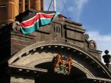 Old building (1913) on the corner of Kenyatta Ave and Uhuru Hwy