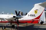 Italian Piaggio P-180AM Avanti I-RAIL