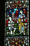 Christchurch Cathedral, stained glass - Joshua and Theophany at Jericho