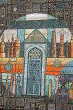 Mosaic detail - Minarets