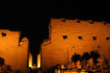First Pylon, Temple of Karnak, during the Sound and Light show