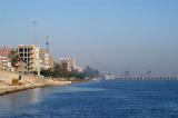 The Nile at Isna with the dam in the distance