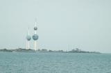 Kuwait Towers in the distance