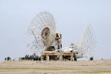 Destroyed Kuwaiti satellite station from the Gulf War