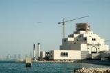 The new Islamic Art Museum is on an island just off the Corniche