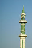 Green minaret near the Diwan Emiri