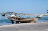 Dhow on the boat ramp at Al Khor