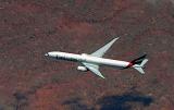 Emirates Boeing 777 over Somalia enroute to Johannesburg