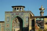 Mausoleum of Shah-e Cheragh from Ahmadi Square, Shiraz