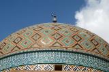 Mosaic tile covered dome, Jameh Mosque, Yazd
