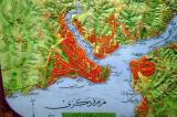 Detail of map of Istanbul from a larger map of the Ottoman Empire, 1901