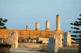 Ruins of the ancient capitol and forum from Carthages Roman era, Byrsa Hill