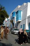 Sidi Bou Said attracts lots of Tunisian tourists