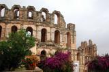 The Roman Amphitheatre of El Jem, Tunisia, built 230-238 AD