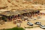 Souvenir vendors at the waterfall in Tamerza