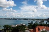 Dar es Salaam Harbor from the 8th floor bar of the Kilimanjaro Hotel