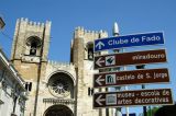  S Catedral with directional signs to sites of touristic interest