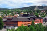 View of Lillehammer from the Mølle Hotel